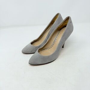 CLEARANCE Coach Gray Suede Pointed Toe Heels Pumps Size 8 Classic‎